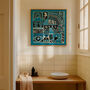 Mind Over Matter Print, Illustration Wall Art, thumbnail 5 of 9