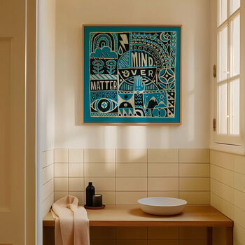 Mind Over Matter Print, Illustration Wall Art, 5 of 9