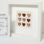 Leather 3rd Anniversary Personalised Love Hearts, thumbnail 3 of 4