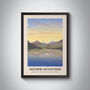 Mourne Mountains Aonb Travel Poster Art Print, thumbnail 1 of 8