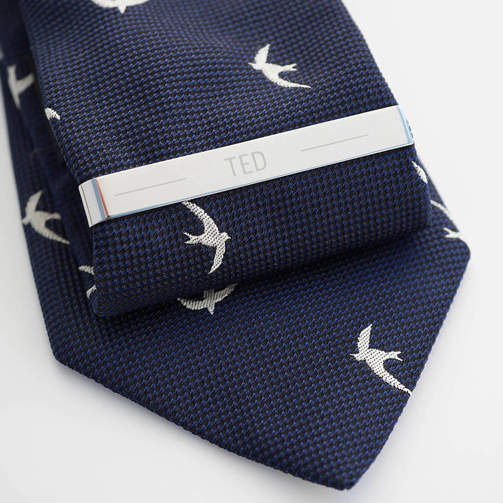 Personalised Tie Clip By Wue