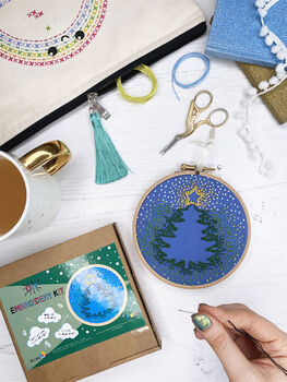 Christmas Tree Embroidery Kit, 4 of 8