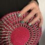 Circular Fashion Daisy Chain Crochet Ring Pulls Bag, thumbnail 12 of 12
