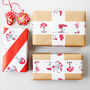 Wrapping Tape Festive Toadstools, thumbnail 1 of 7