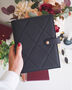 Vegan Leather A5 Ring Binder Planner | Black, thumbnail 1 of 5