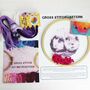 Purple Stitch A Selfie Cross Stitch Kit, thumbnail 9 of 10
