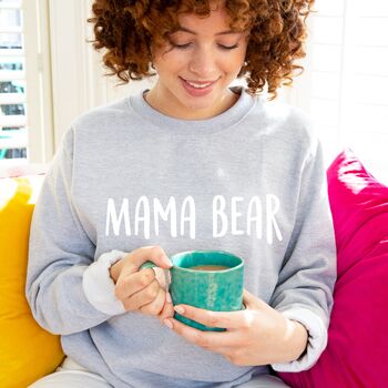 Mama Bear Jumper Sweatshirt, 3 of 8
