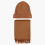 Personalised Embroidered Beanie With Initials And Matching Scarf, thumbnail 1 of 12