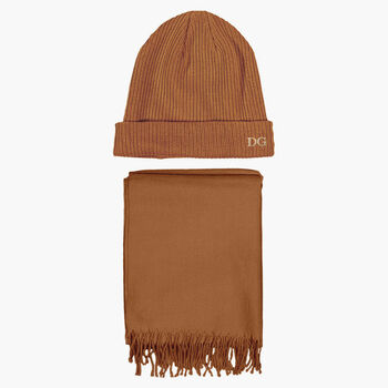 Personalised Embroidered Beanie With Initials And Matching Scarf, 2 of 12
