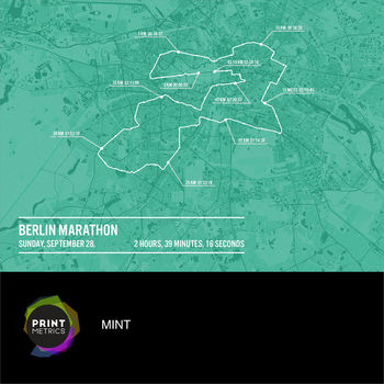 Personalised Berlin Marathon Poster, 8 of 12