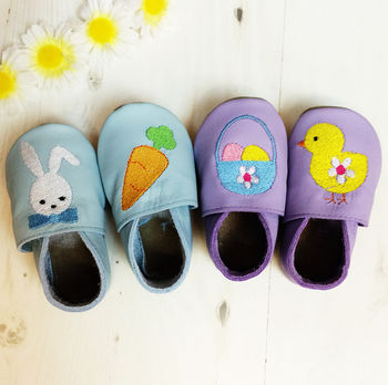Personalised First Easter Baby Shoes, 8 of 11