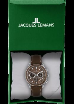 Jacques Lemans Solar Chronograph Wooden Men's Watch, 6 of 6