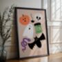 Squad Ghouls Halloween Art Print, thumbnail 1 of 12
