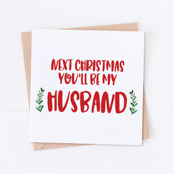Next Christmas You'll Be My Wife Red Card, 2 of 2
