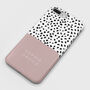 Personalised Light Pink Animal Pattern Phone Case, thumbnail 2 of 6