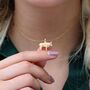 Gold Plated Or Silver Chinese Year Of The Ox Necklace, thumbnail 2 of 5