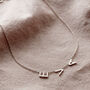 Personalised Name Station Necklace, thumbnail 6 of 9