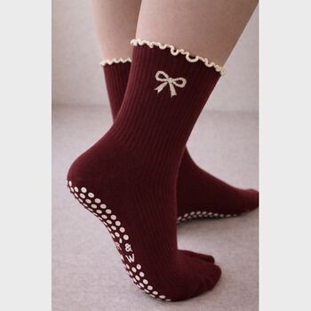 Bow And Flow Pilates Grip Sock, 2 of 4