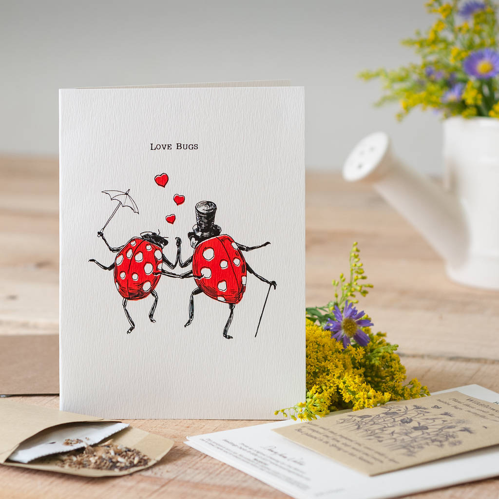 'Love Bugs' Seed Card