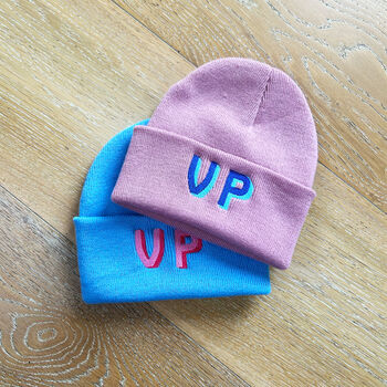 Embroidered Kids Beanie Hat, 5 of 10