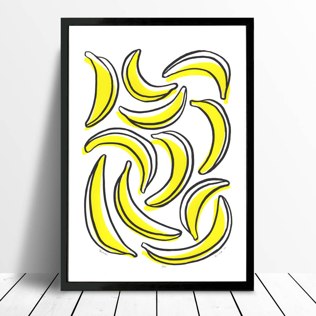 Bananas Limited Edition Print Framing Available, 1 of 6
