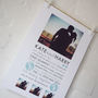 Personalised Photo Love Story Valentines Print, thumbnail 1 of 3