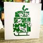 Presents Sled Personalised Family Christmas Card, thumbnail 2 of 4