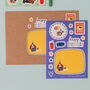 Dog Birthday Card With Stickers, thumbnail 6 of 7