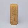 G Decor Adelle Aurelia Gold Signature Waxwork Pillar Candle In Warm Gold, thumbnail 4 of 5