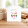 Potted Tulip Thank You Card, thumbnail 1 of 5