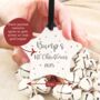 Bump's First Ceramic Star Christmas Tree Decoration S, thumbnail 2 of 5