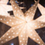 Set Of Three White Christmas Star Lanterns, thumbnail 6 of 7