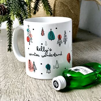 Personalised Winter Wonderland Mug, 2 of 3
