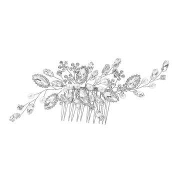 Marquise Crystal And Pearl Hair Comb, 2 of 4