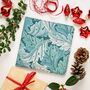 Blue Badge Holder In William Morris Acanthus Teal, thumbnail 3 of 5