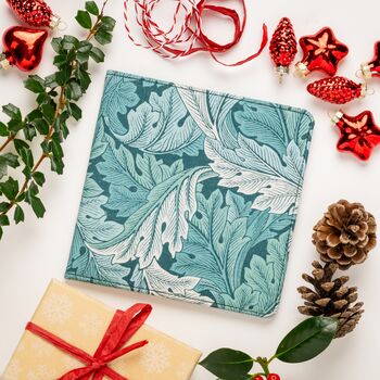 Blue Badge Holder In William Morris Acanthus Teal, 3 of 5