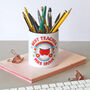 Personalised Retro Pen Pot For Teacher, thumbnail 2 of 2