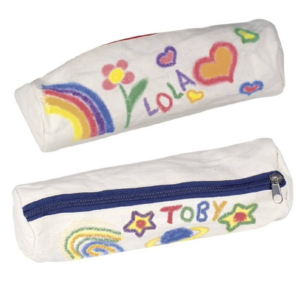 Personalised Decorate Your Own Pencil Case Craft Kit By British and ...