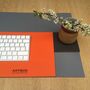 Personalised Engraved Leather Desk Mat, thumbnail 12 of 12