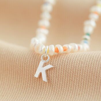 Personalised Initial Miyuki And Pearl Necklace, 4 of 10