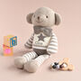 Personalised Knitted Puppy Soft Toy, thumbnail 1 of 4