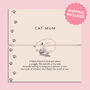 Cat Lover Mum Bracelet, thumbnail 1 of 7