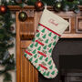 Personalised Christmas Stocking Christmas Car Design, thumbnail 2 of 4