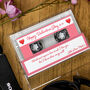 Personalised Valentine's Cassette Mixtape Two Spotify, thumbnail 3 of 4