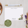 Pink Floral Personalised Address Note Cards A6 Notecard Set, thumbnail 1 of 6