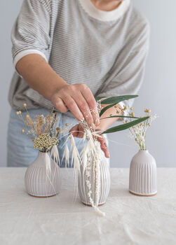 Bud Vase And Dried Flowers Set, 4 of 5