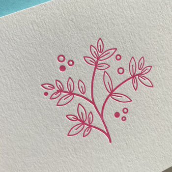 'Blossom' Letterpress Notecards, 2 of 2