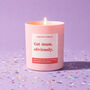 Funny Cat Owner Gift Pet Parent Cat Mum Obviously Scented Candle, thumbnail 1 of 4