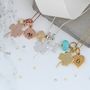 Personalised Good Luck Charm With Birthstones Necklace, thumbnail 5 of 12