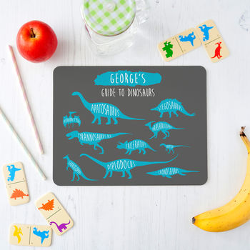 Personalised Dinosaurs Placemat For Children, 2 of 12